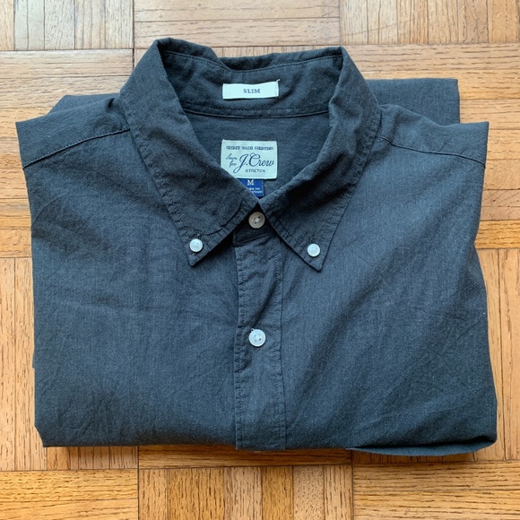 J. Crew Other - Men's J. Crew Slim Fit Charcoal Gray Shirt, M